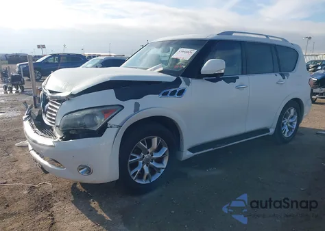 2012 Infiniti Qx56 z USA, uszkodzony, nr VIN JN8AZ2NF0C9517550